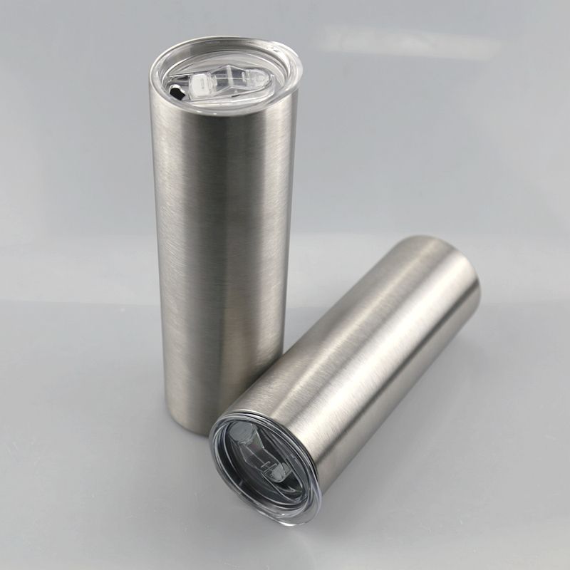 Silver Straight Tumbler