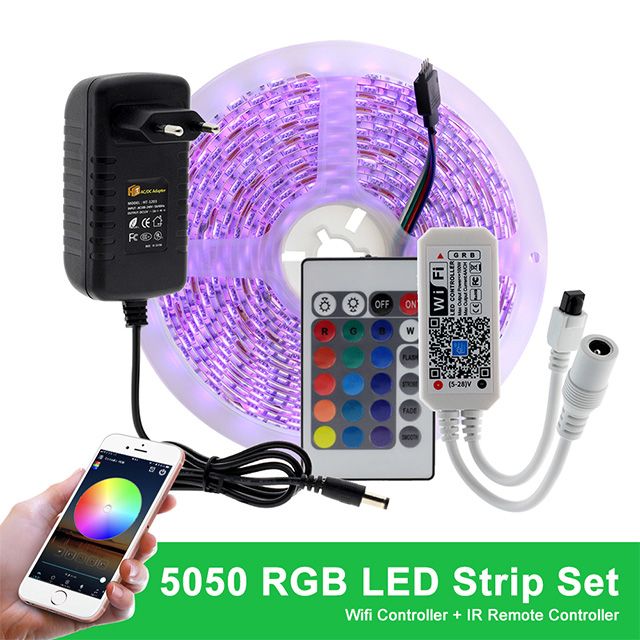 Conjunto de 5m WiFi RGB