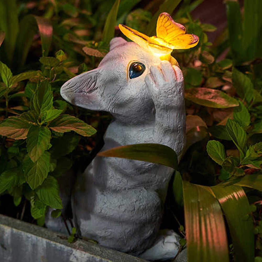 Ornamento Decorativo Del Animal Del Jardín De La Luz Solar 