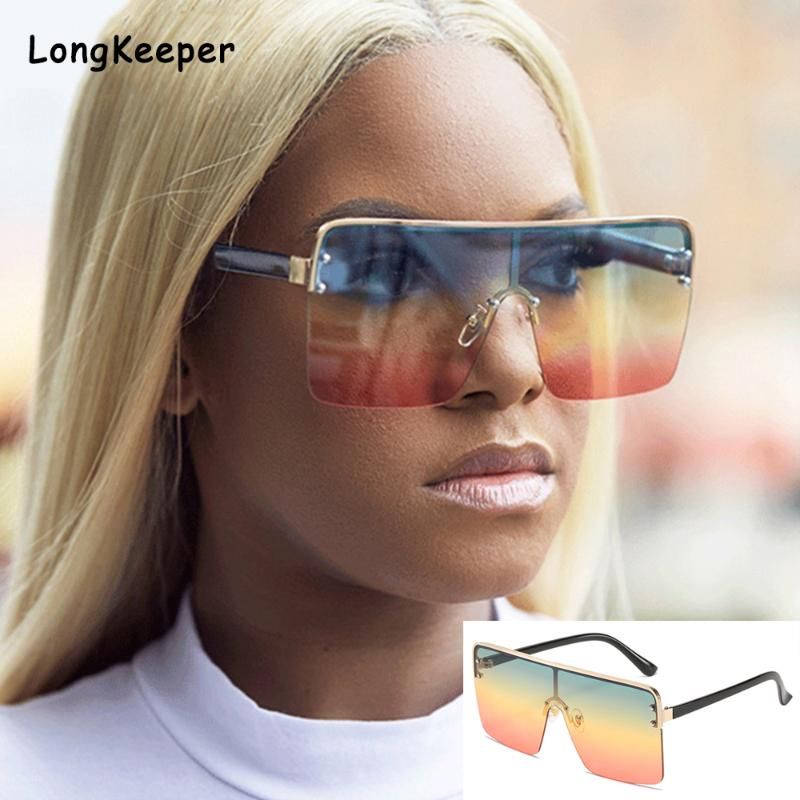 Gafas De Sol Cuadradas Metal Retro Vapor Punk Degradado De Gafas De Sol Cuadradas Metal Retro Vapor Punk Degradado De