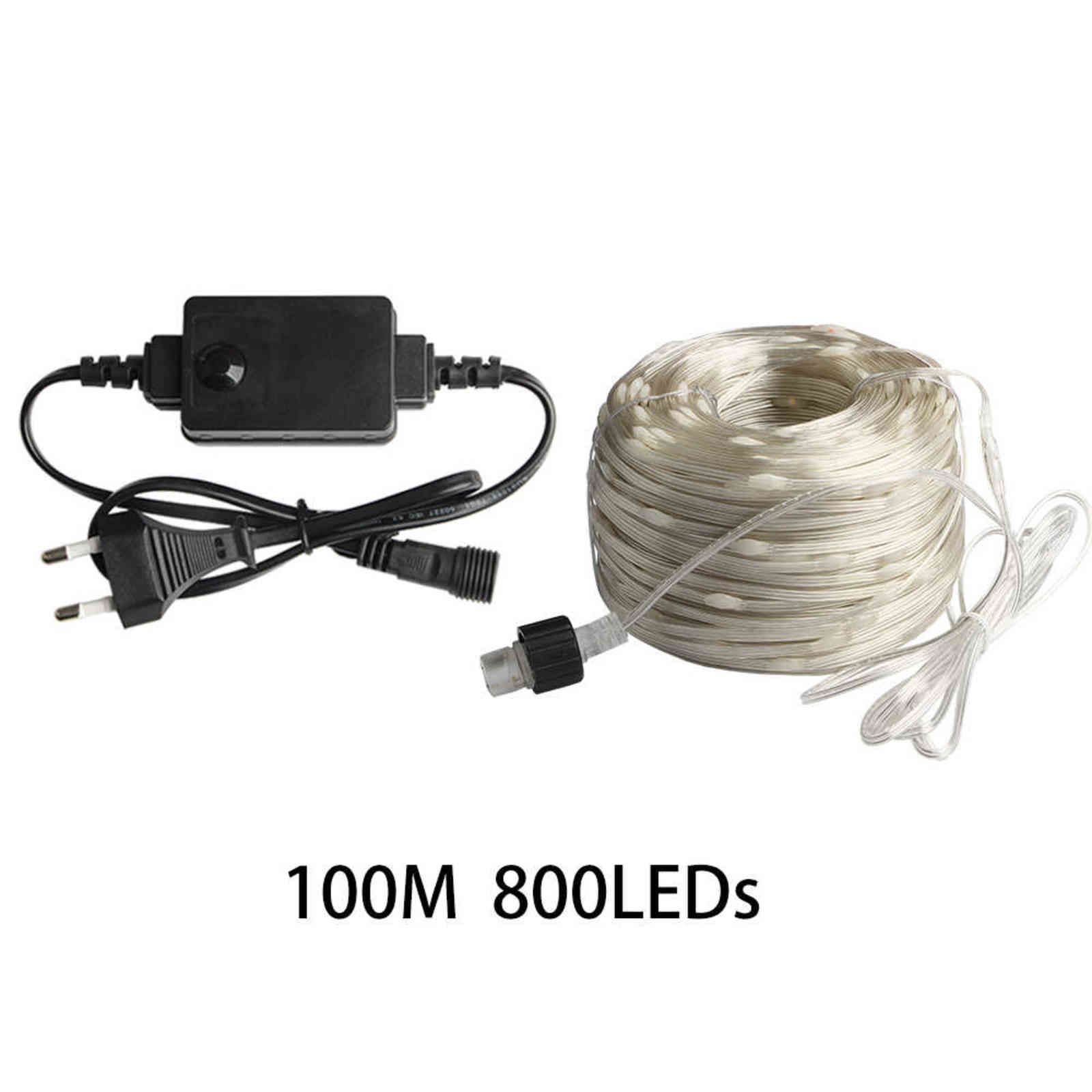 100m 800leds-water blanco