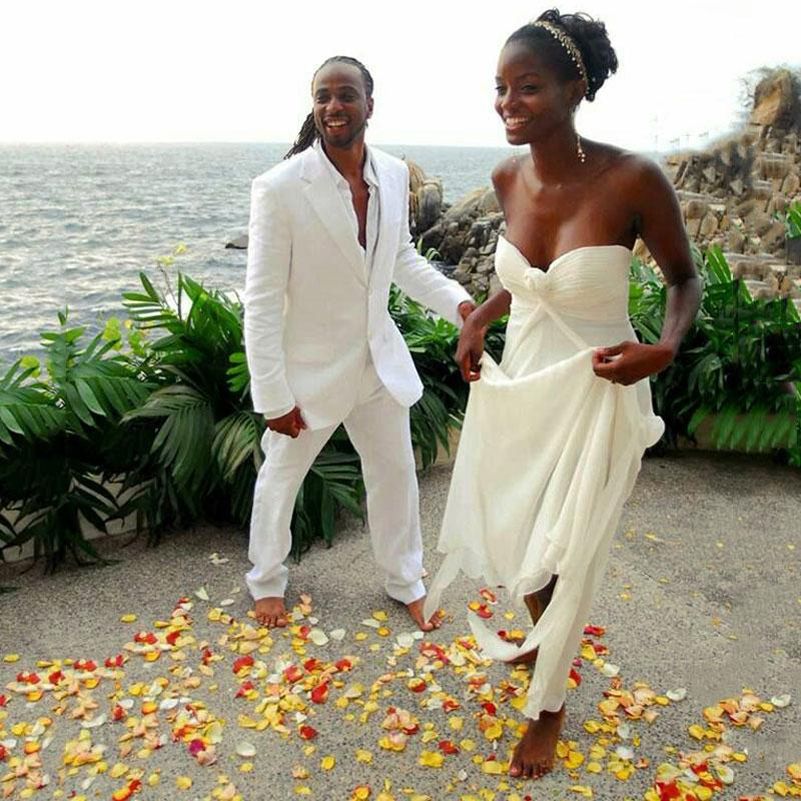 summer beach wedding mens attire Big 