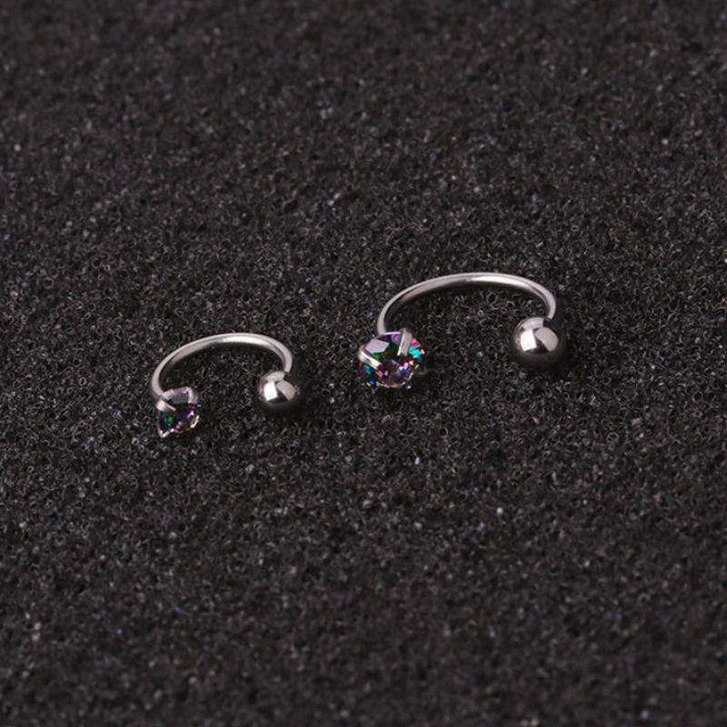 Silver colorful 6mm