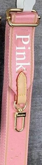 pink shoulder strap