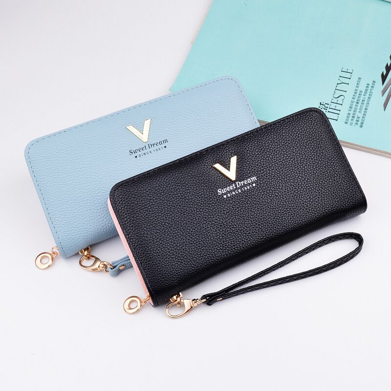 Women Wallet Long Female Clutch Zipper Wallets Big