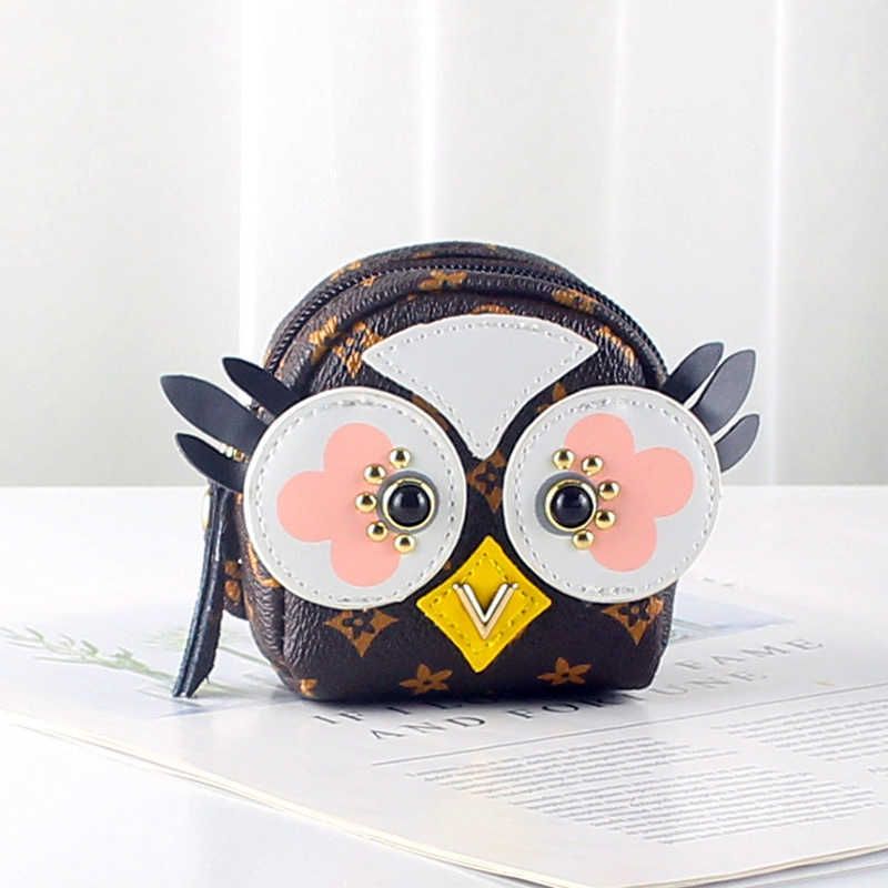 Owl Owl Brown rosa con gli occhi grandi