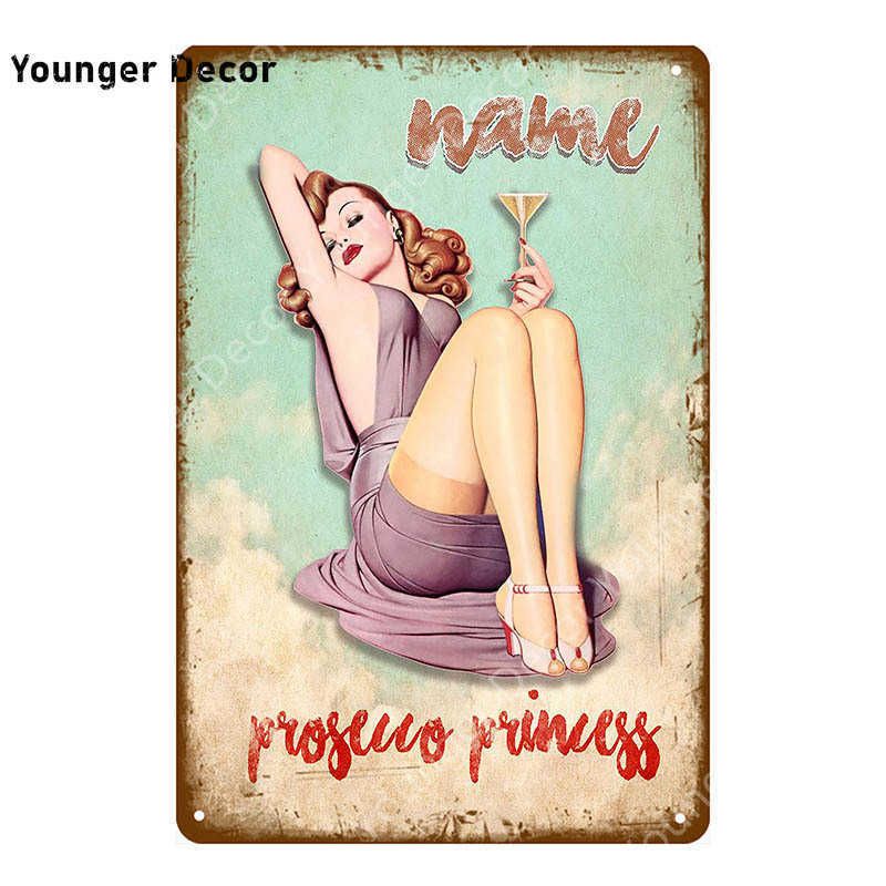 Funny Sexy Lady Poster Car Airplane With Pin Up Girls Metal Signs Vintage Art Painting Craft Funny Sexy Lady Poster Car Airplane With Pin Up Girls Metal Signs Vintage Art Painting Craft