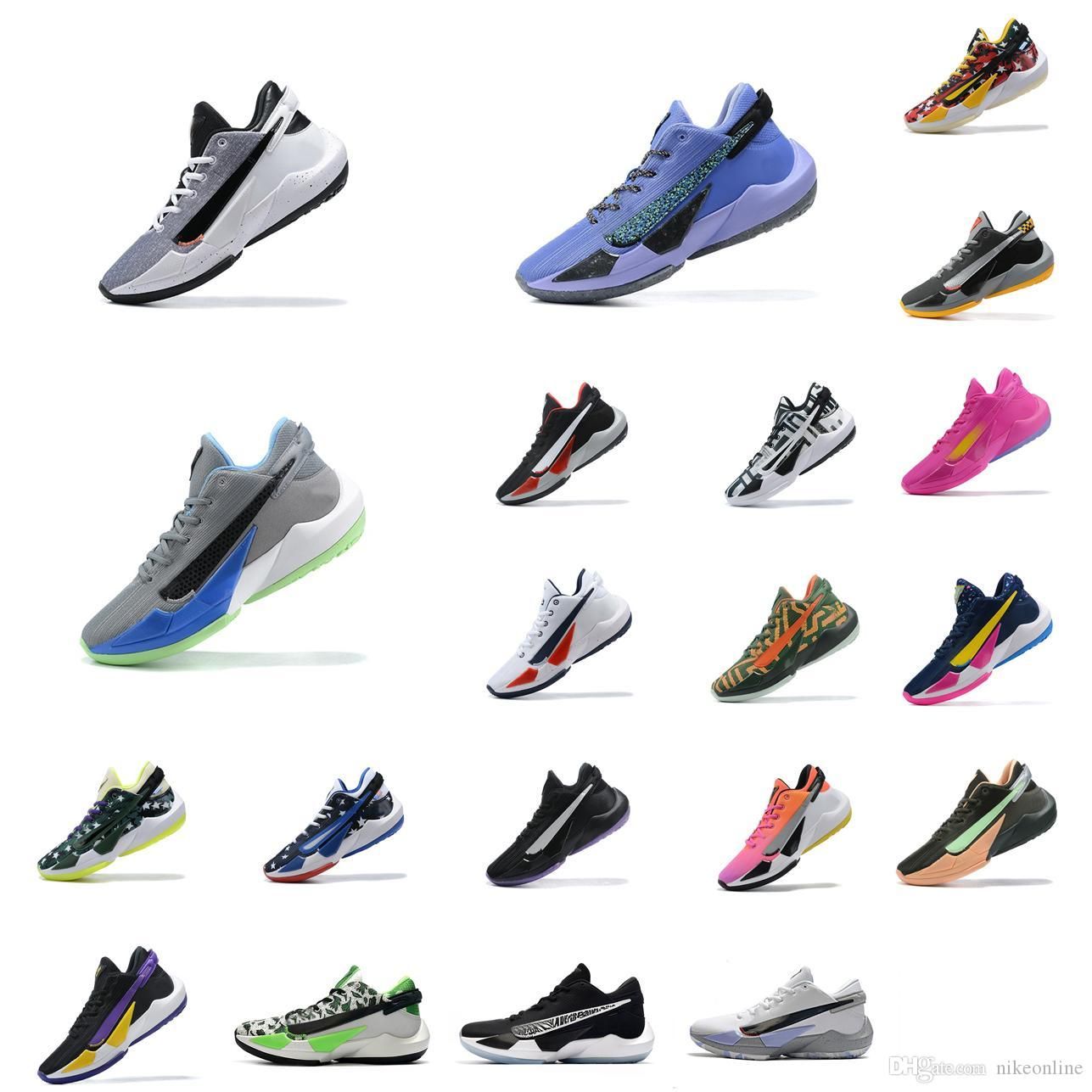Compra Giannis AntetokounMpo Zoom Freak 2 Zapatos Para Hombre Para Mujer GA  2S Zapatillas De Deporte Denim Gray MVP Bamo EE.UU. Barato | Entrega Rápida  Y Calidad | Es.Dhgate