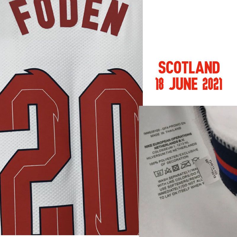 Match worn Verison Vs Scot--Land