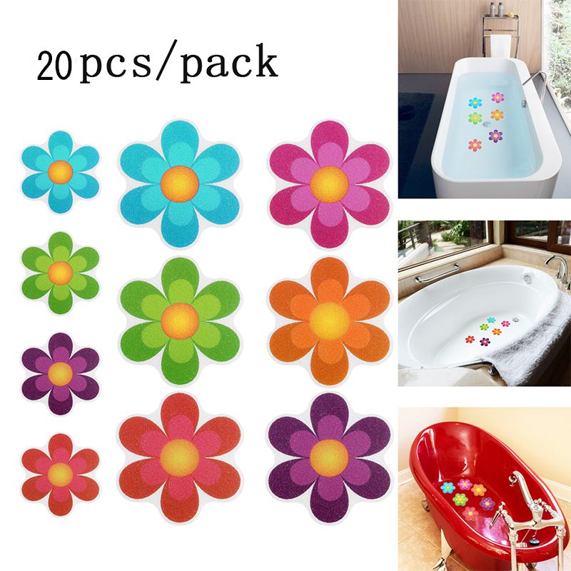 6Pcs Bath Tub Anti-slip Fish Nonskid Adhesive Decals Shower Cartoon Sticker /AU 