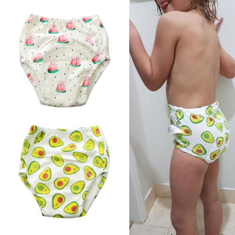 FedMois Baby Potty Training Pants Boys Little Kids Training Night Time Pants Underwear Cloth Diaper Reusable 2 Pack 