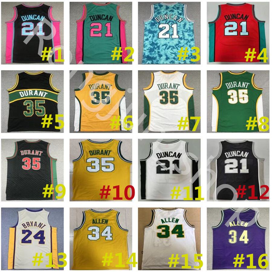 Mitchell Ness Retro Basketball Jerseys Hill Iverson Paul Anthony Pierce