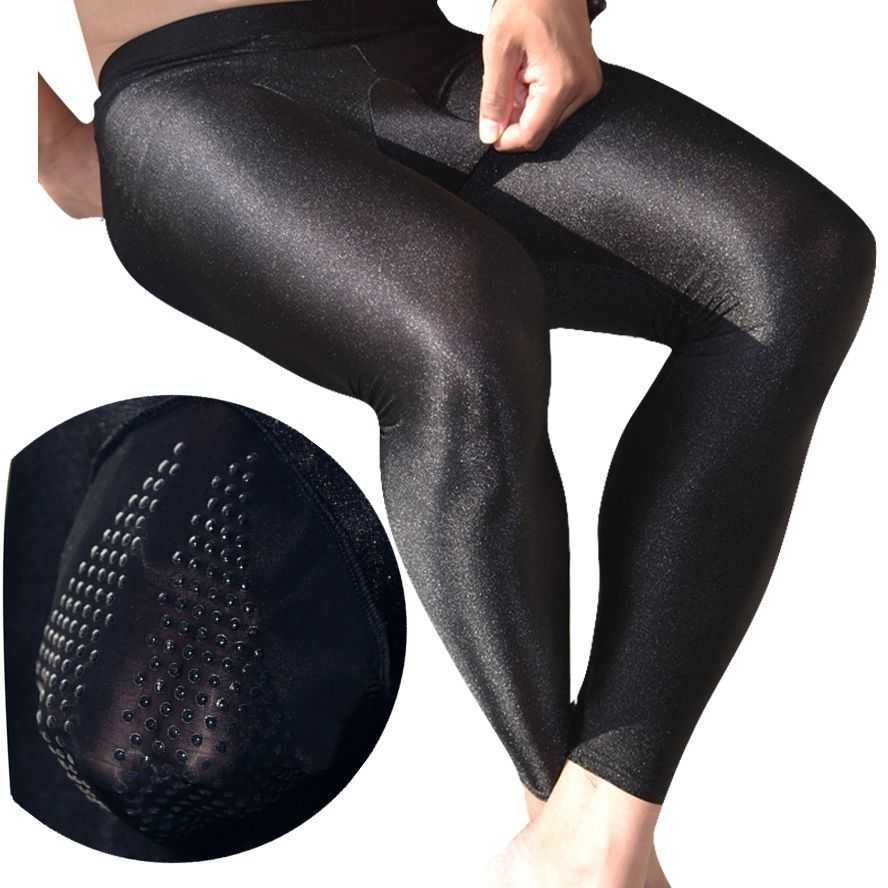 Sexy Men U Convex Pouch Mens Leggings 