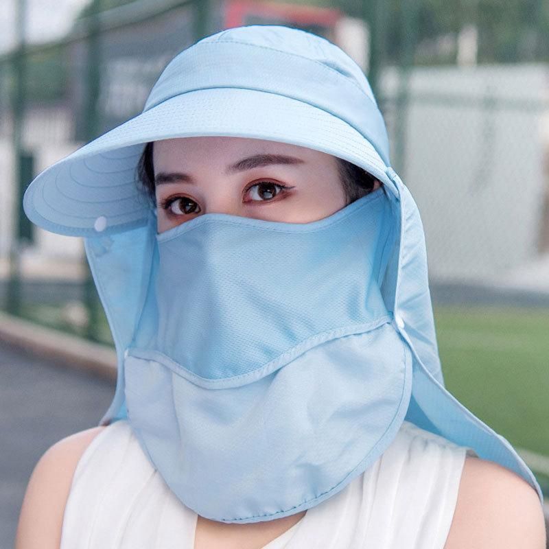 Breathable Face Mask Wide Brim Hats 