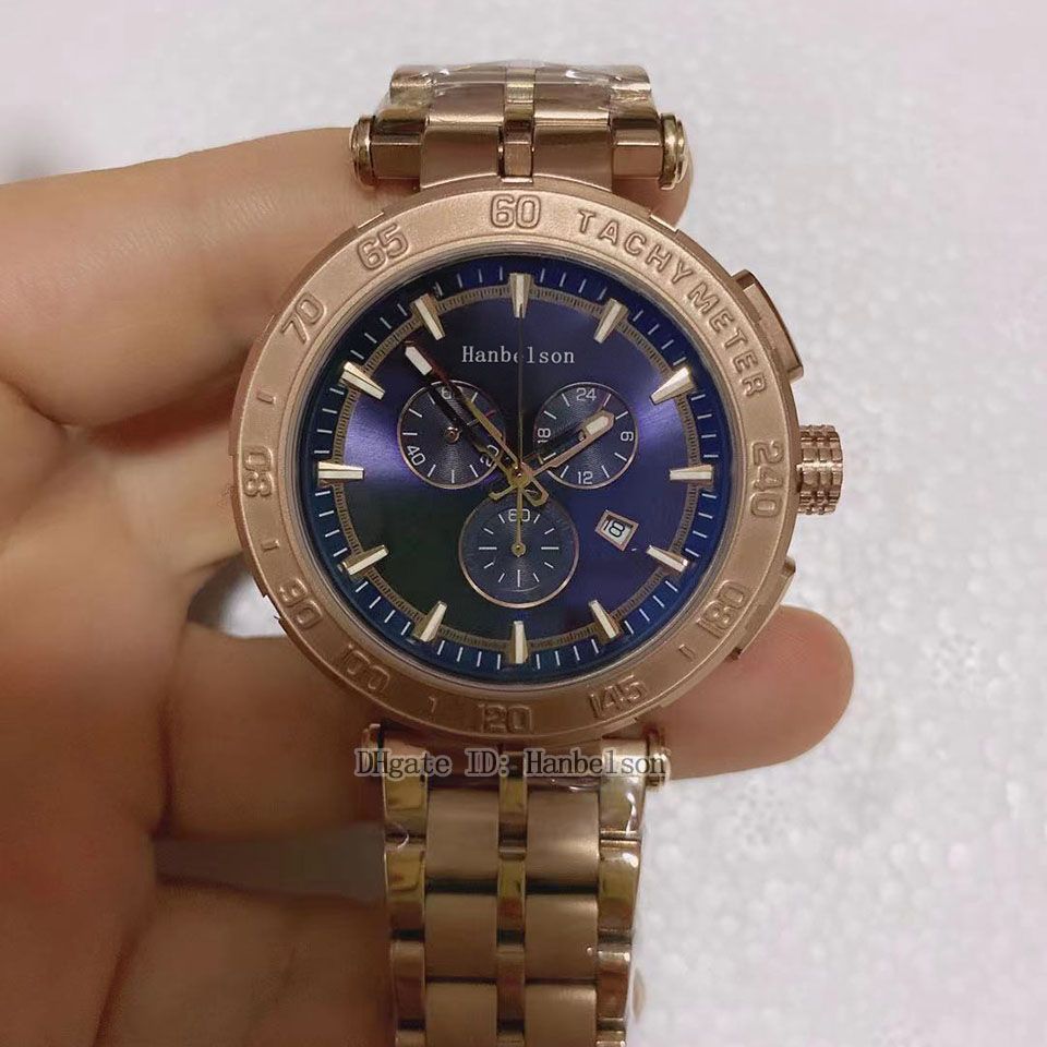 Rose gold (blue dial)