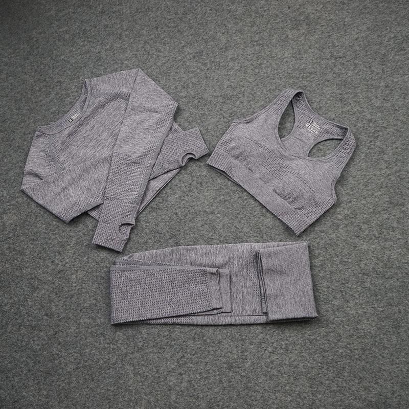 3pcs-Gray Blue