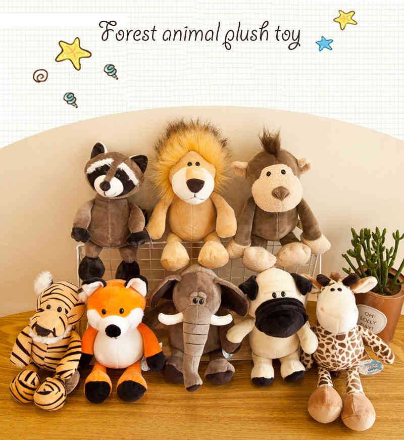 8 Pcs Animals Plush Toy