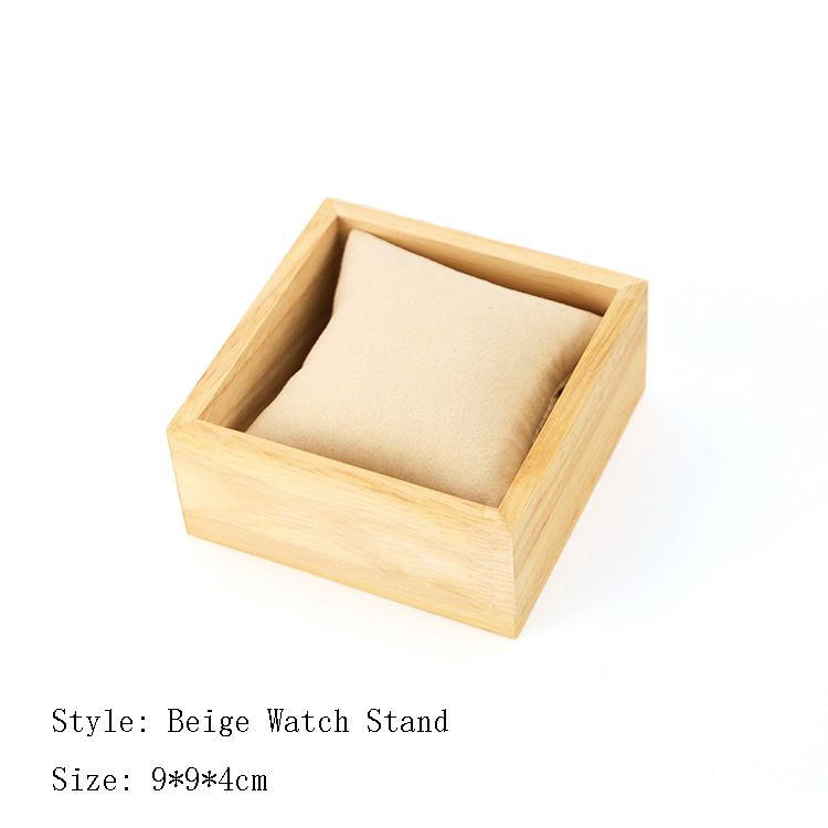 Beige one grid watch tray