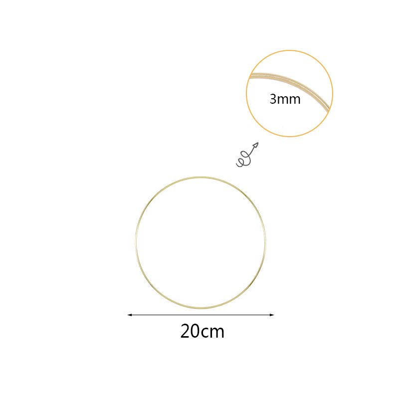 anel de metal 20 centímetros