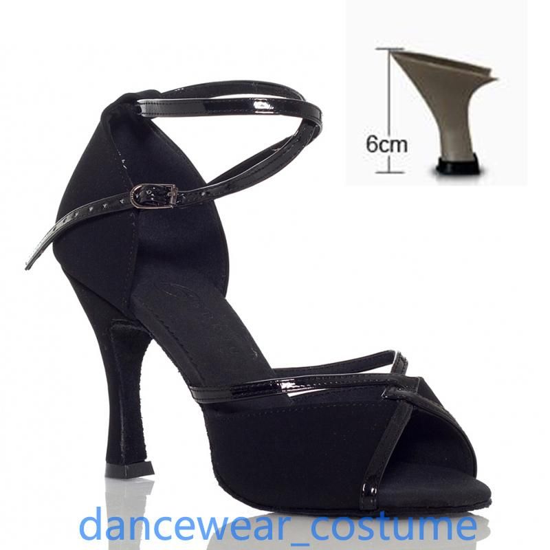 Women's Ballroom Latin Salsa Dance Shoes Ladies Tango Modern Heels Sandals US5-9