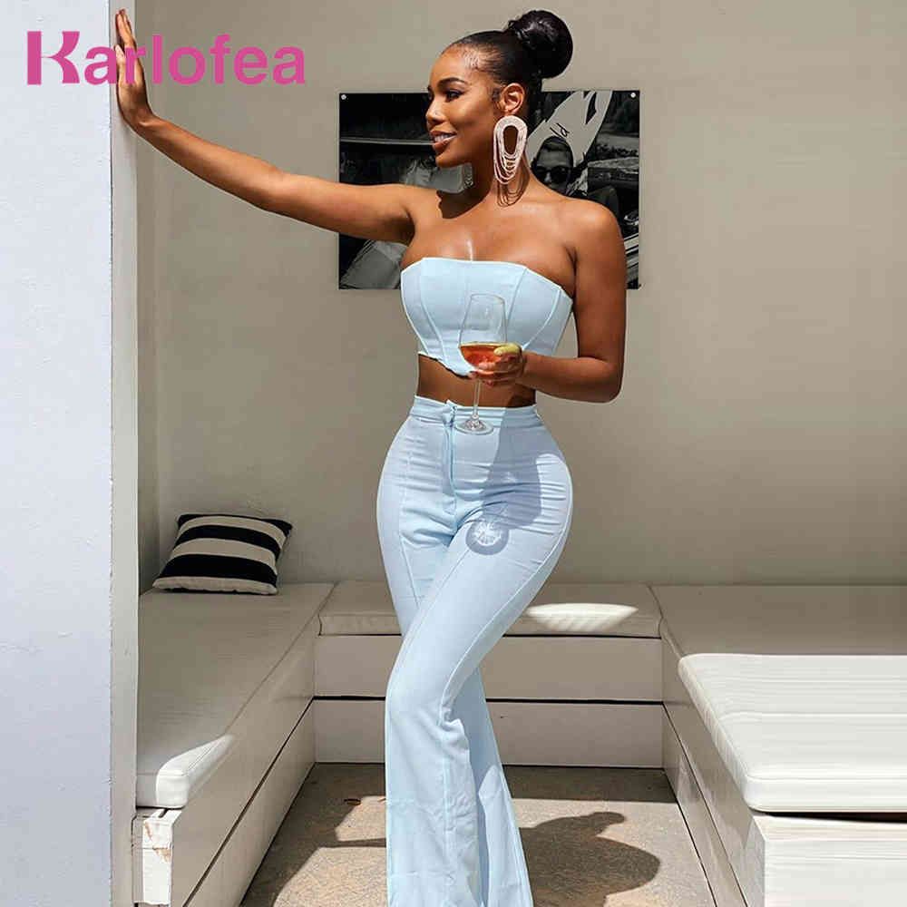 Women Elegant Outfits Set Sexy Celebrity Party Event Clothes Suit Fashion  Boned Corset Crop Top Long Pants 210520 From Luo01, $25.7 | DHgate.Com