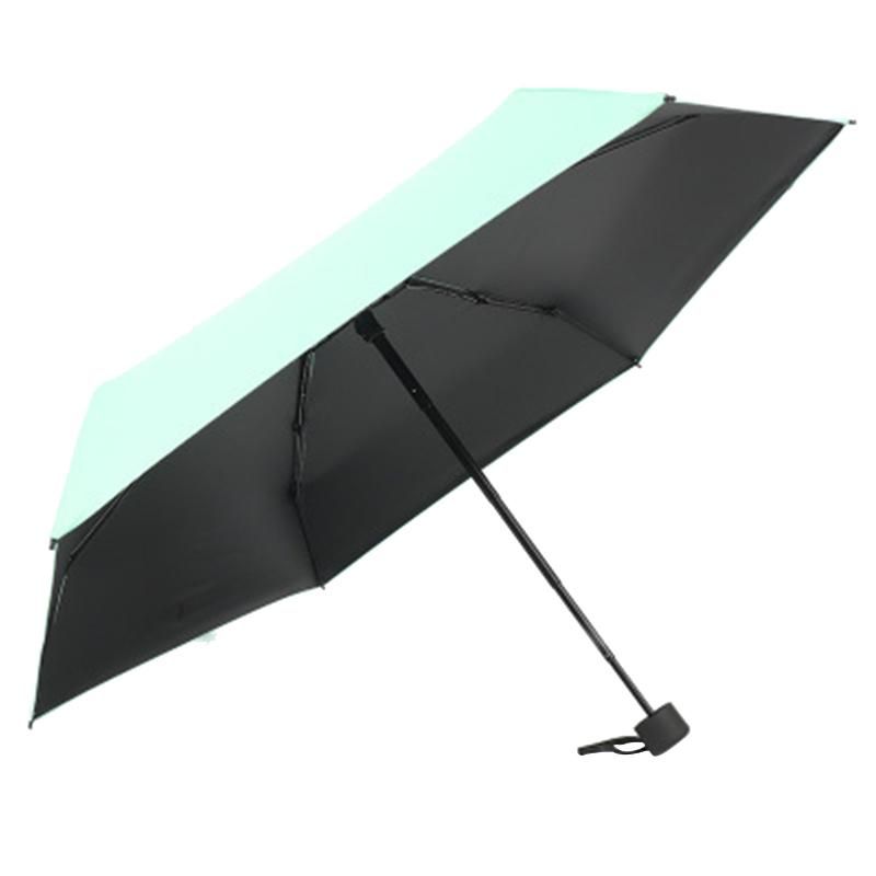 Small Travel Umbrella Light Compact Folded Umbrellas Purse Size for Women