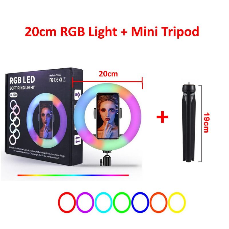 20cm RGB minitripod