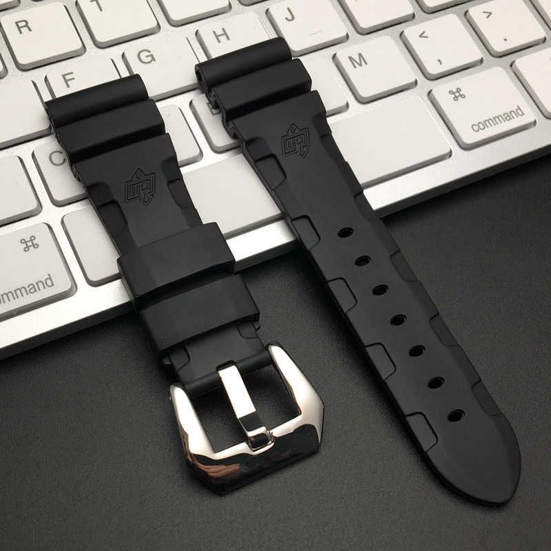 Black Strap Buckle-22mm