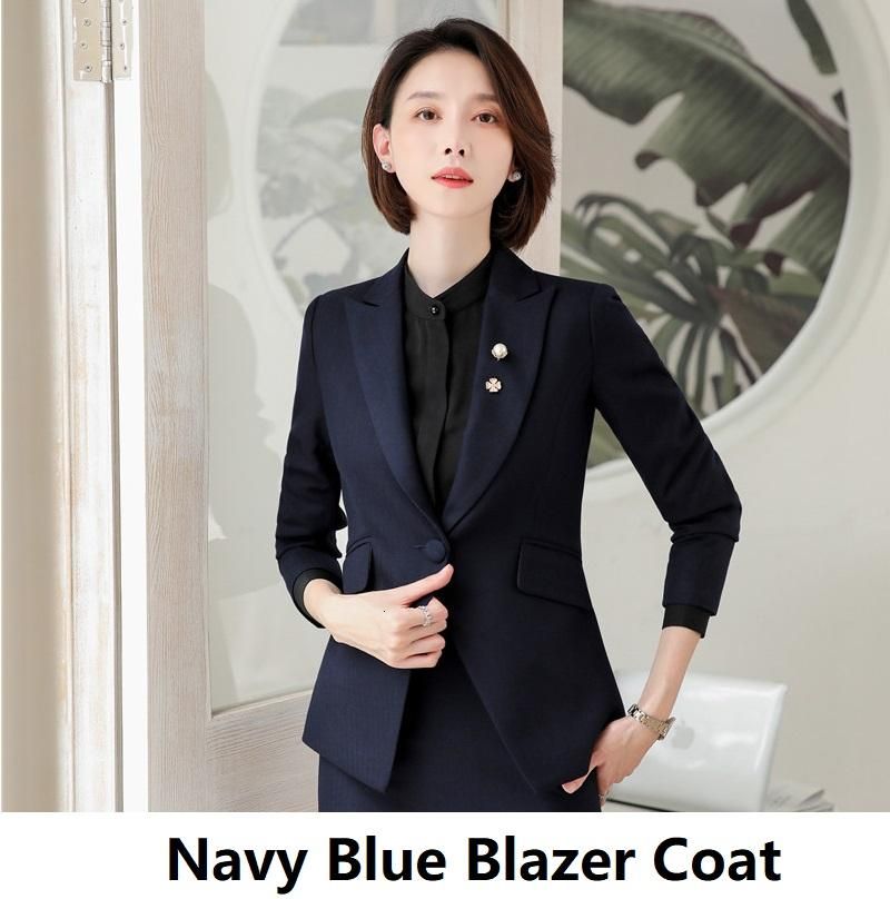 Blue Blazer Coat