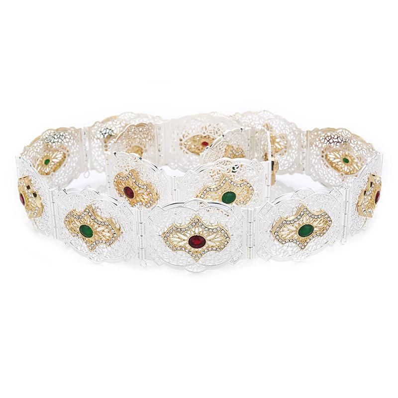 Cinturones 2021 diseño marroquí oro y plata Color mezclado Cadena de para las