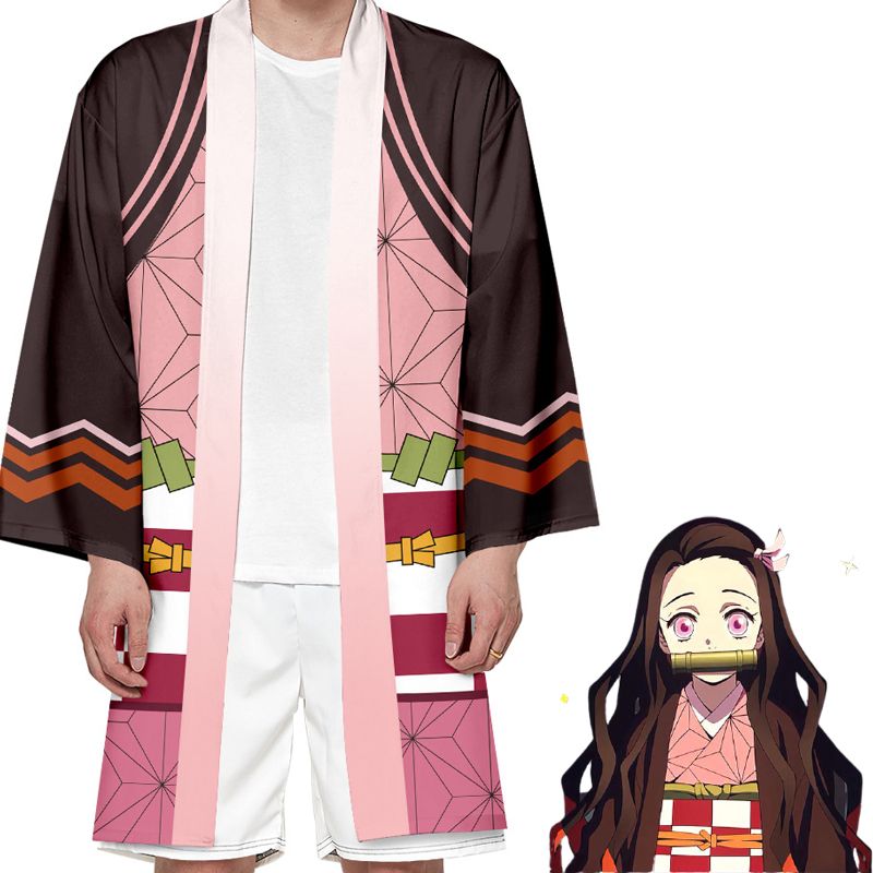 Kimonos Disfraz Tanjiro Demon Slayer Cosplay+regalo