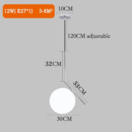 F الكرة الكروم 30CM