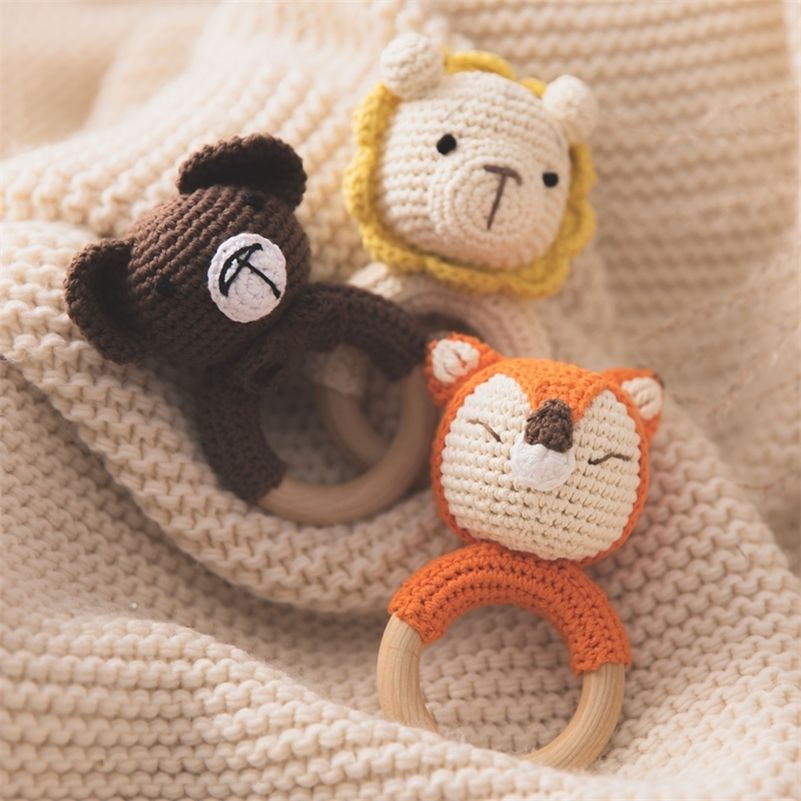 Acheter Pas Cher Bebe Jouets En Bois Teher Teher Crochet Motif Hochet Renard Hochet Jouet Nouveau Ne Amigurumi Teher Bebe Hochets Cadeaux Pour Nouveau Ne 2103 Du 8 26 Fr Dhgate