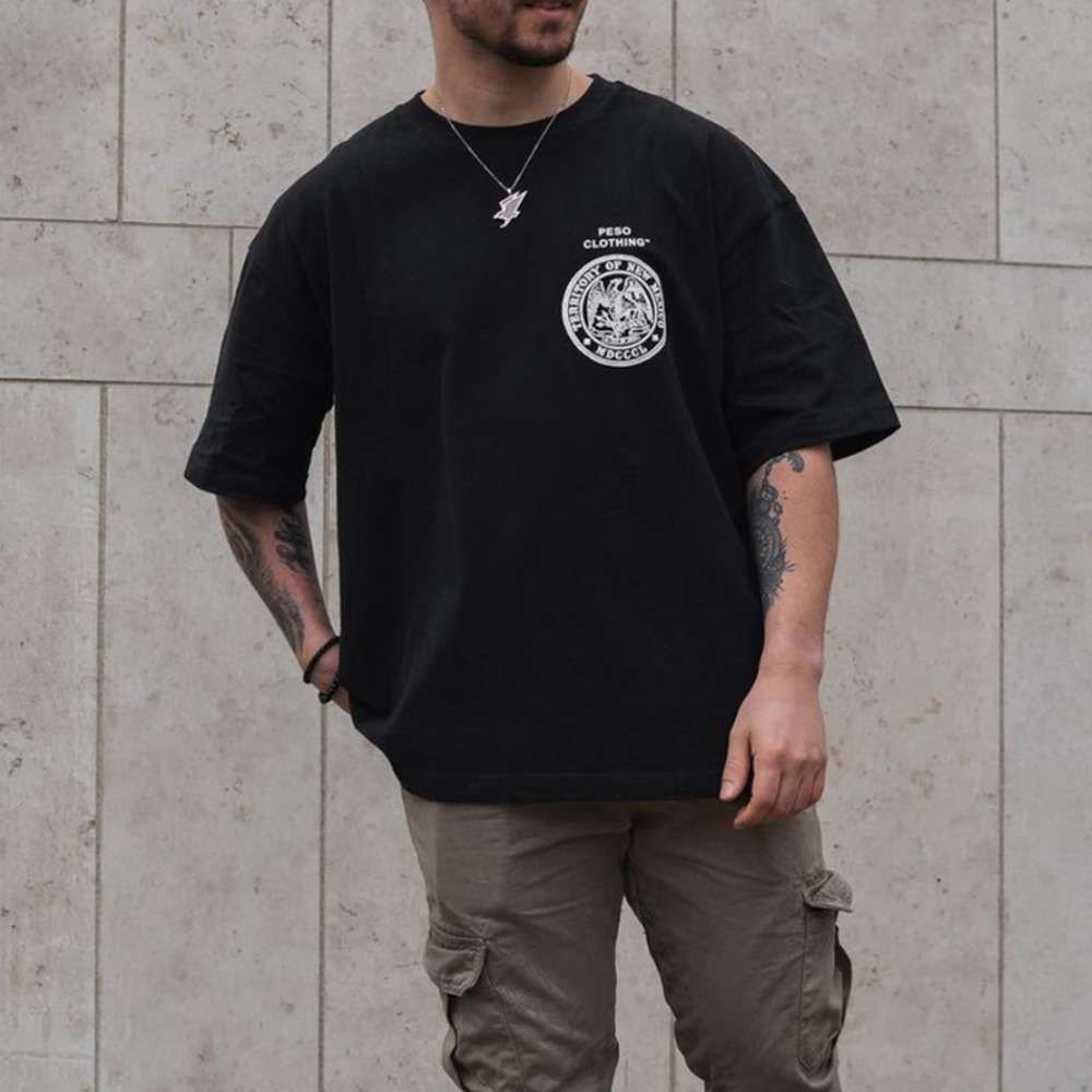 Oversized Peso T Shirt Men Women High Street Shoe Print T Shirt Tops Tea Men  Clothing Harajuku Shirts From Yesun_man88, $16.28 | DHgate.Com