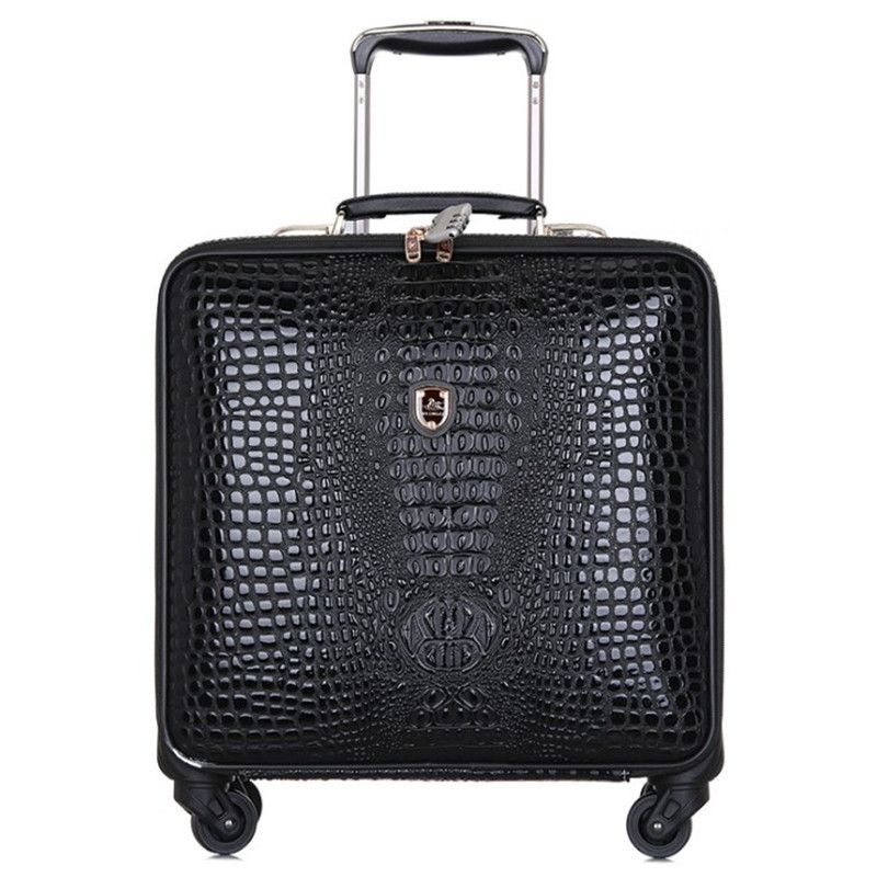 Compra Alta Calidad Retro Equipaje 16 Pulgadas Hombres PU Cocodrilo PU  Comercial 4 Ruedas Trolley Viaje Maleta Bolsa Mujer Bolsas De Computadora  Bolsas Aviación Caja Barato | Entrega Rápida Y Calidad | Es.Dhgate