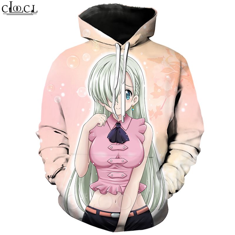 Compra 2020 Moda Anime Los Siete Pecados Mortales Hombres Con Capucha  Hombres Mujeres Impresión 3D Elizabeth Leones Casual Sudadera Capa Con  Capucha Barato | Entrega Rápida Y Calidad | Es.Dhgate