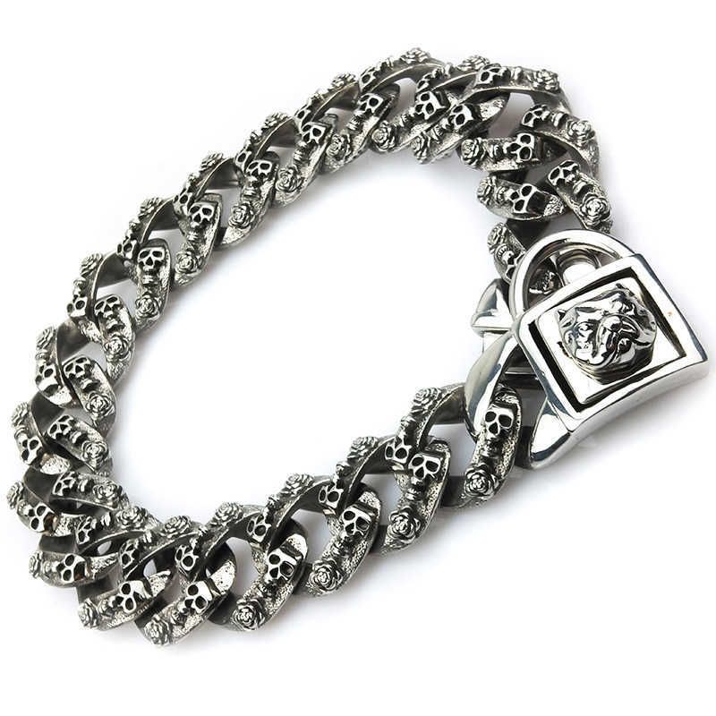 32mm Skull Silver