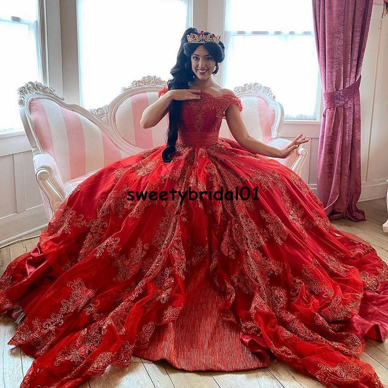 Estilo Chino Vintage Rojo Quinceañera Vestidos De Gala 2019 Ball Gown Cuello Alto Perla Con Encaje Estilo Chino Vintage Rojo Quinceañera Vestidos De Gala 2019 Ball Gown Cuello Alto Perla Con Encaje