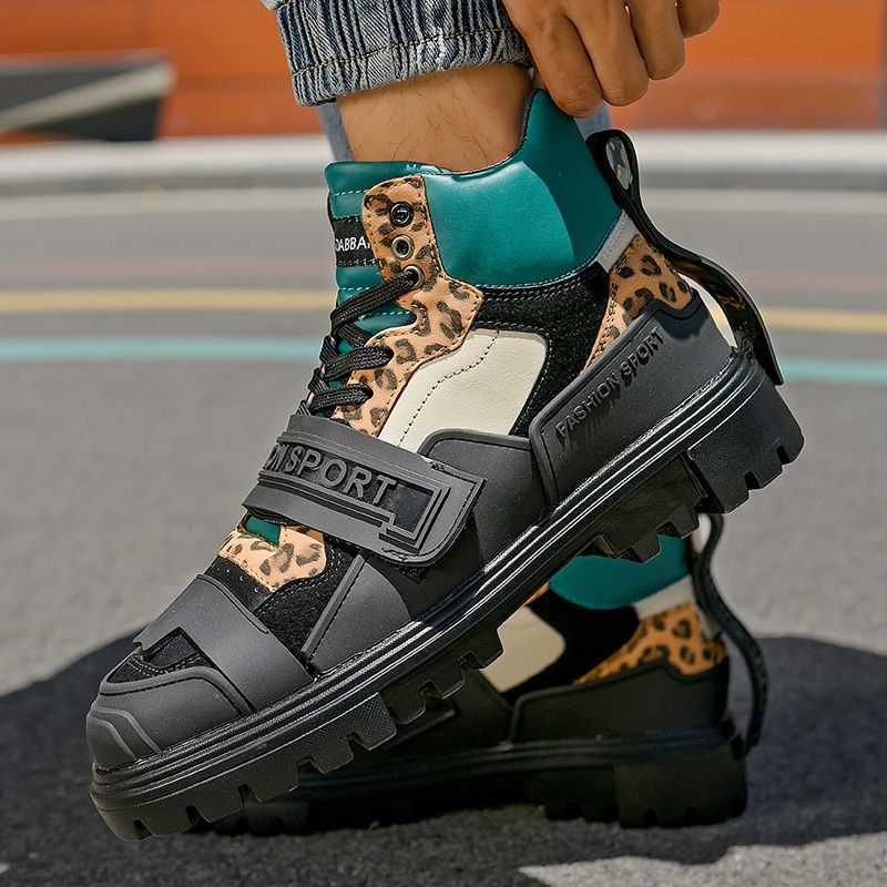designer leopard sneakers