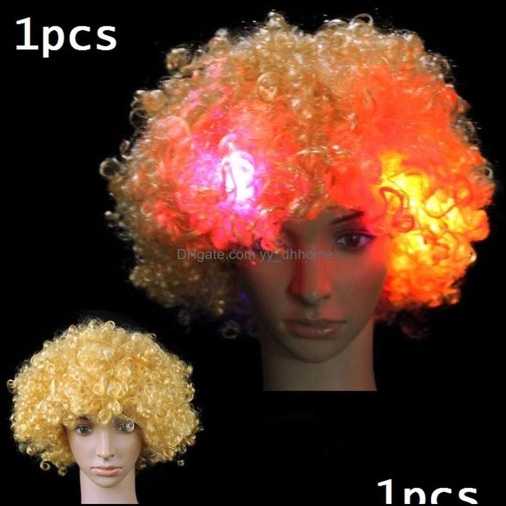 1Pcs Yellow Wig