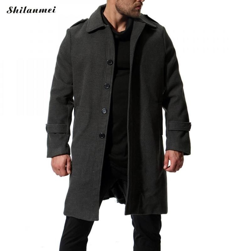 Mejoras De Lana Hombres 2021 Invierno SÓlido Publica Gurando Collar Casual Slim Jack 61 24 Dhgate Spain Mexico Lana De Hombres 2021 Invierno, Trench Coat Significado En Espanol