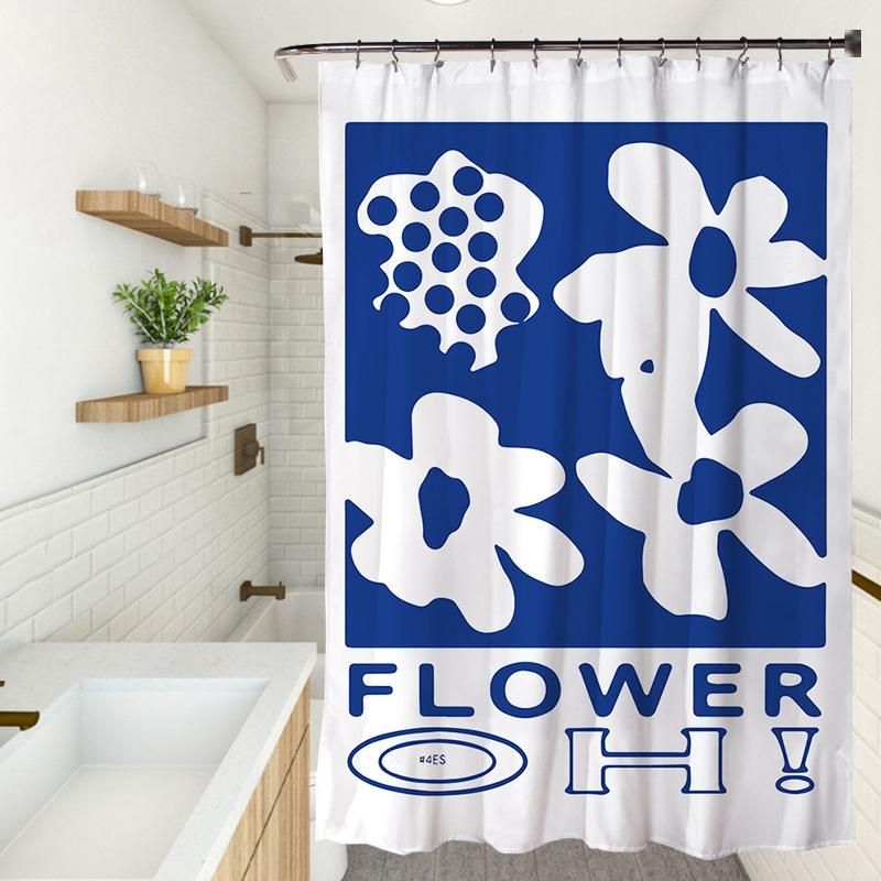 T2 shower curtain W90xH180cm