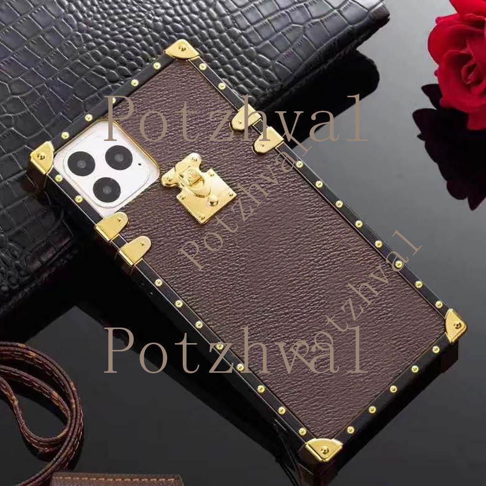 Luxury Classic Square Phone Cases For Samsung Galaxy S24 S23 Ultra S22 S21  S20 FE Note