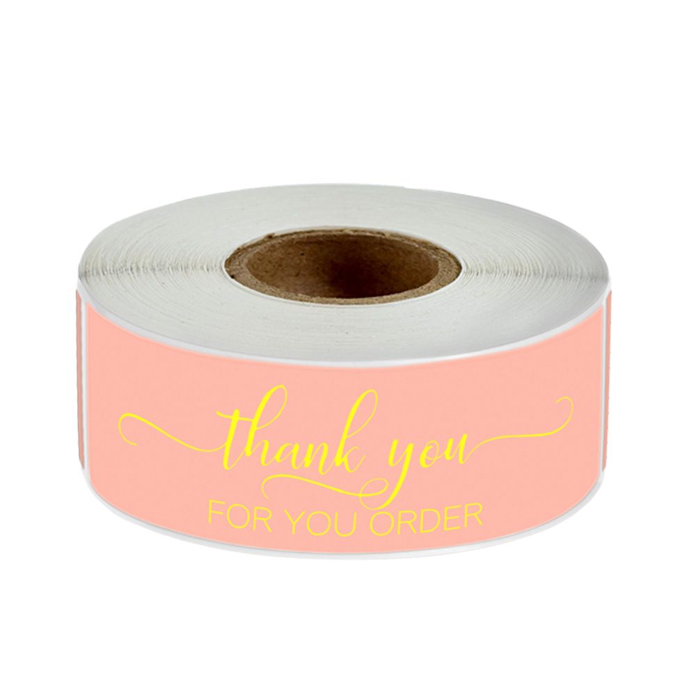 sticker label pink