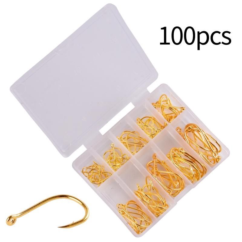 100pcs gold China