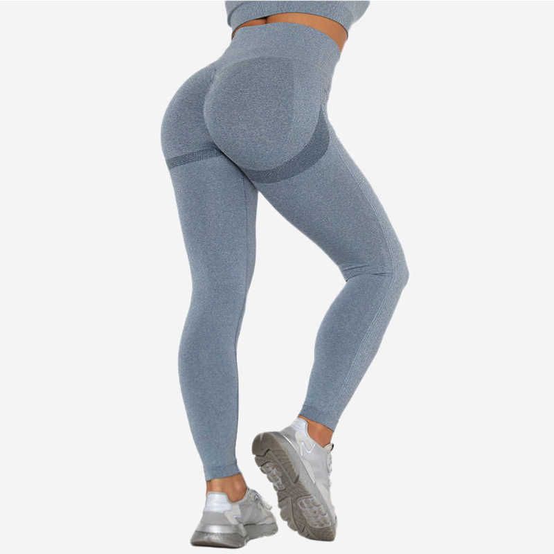 Hellblaue Leggings