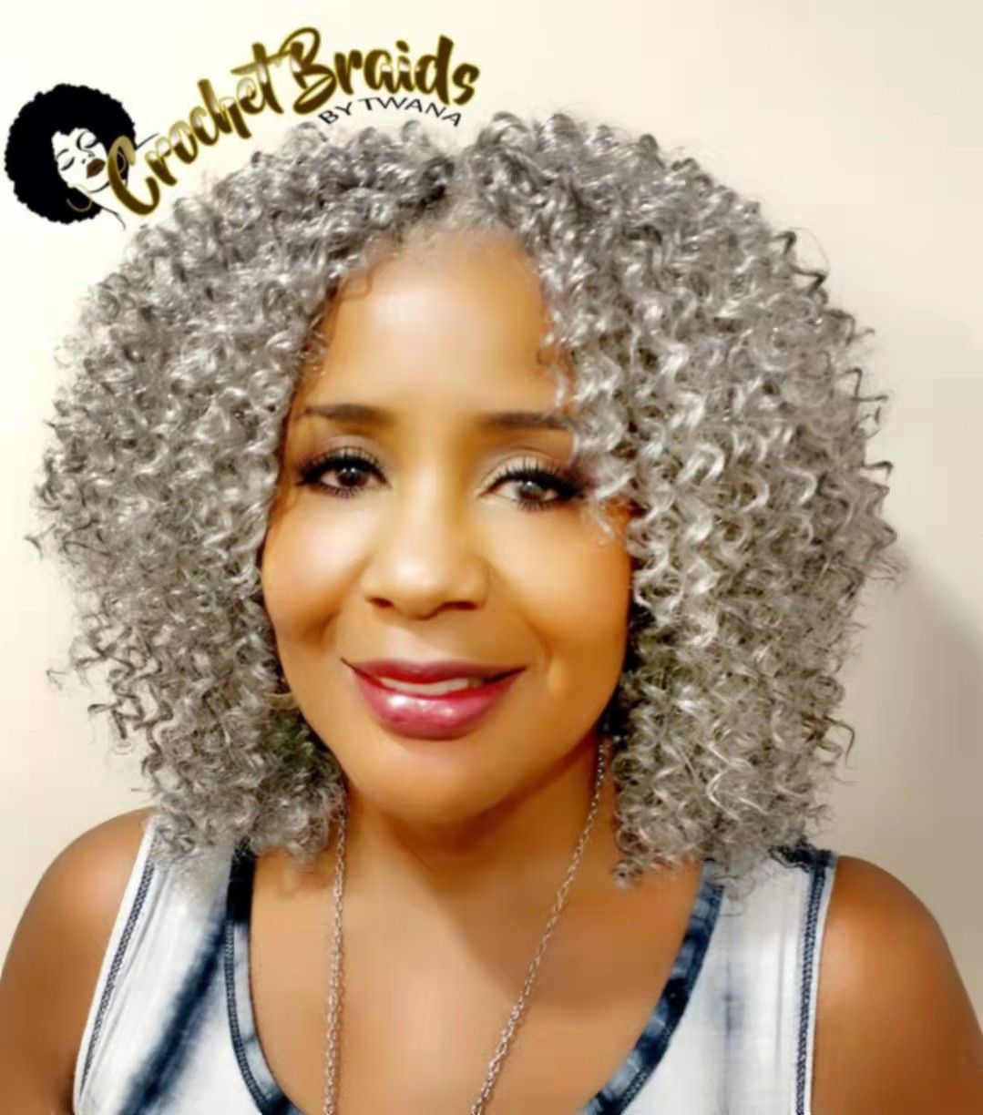 Salt and pepper natural gray ponytail human genuine extension crochet braids  curly drawstring pony tail hair piece women hairs topper headwear