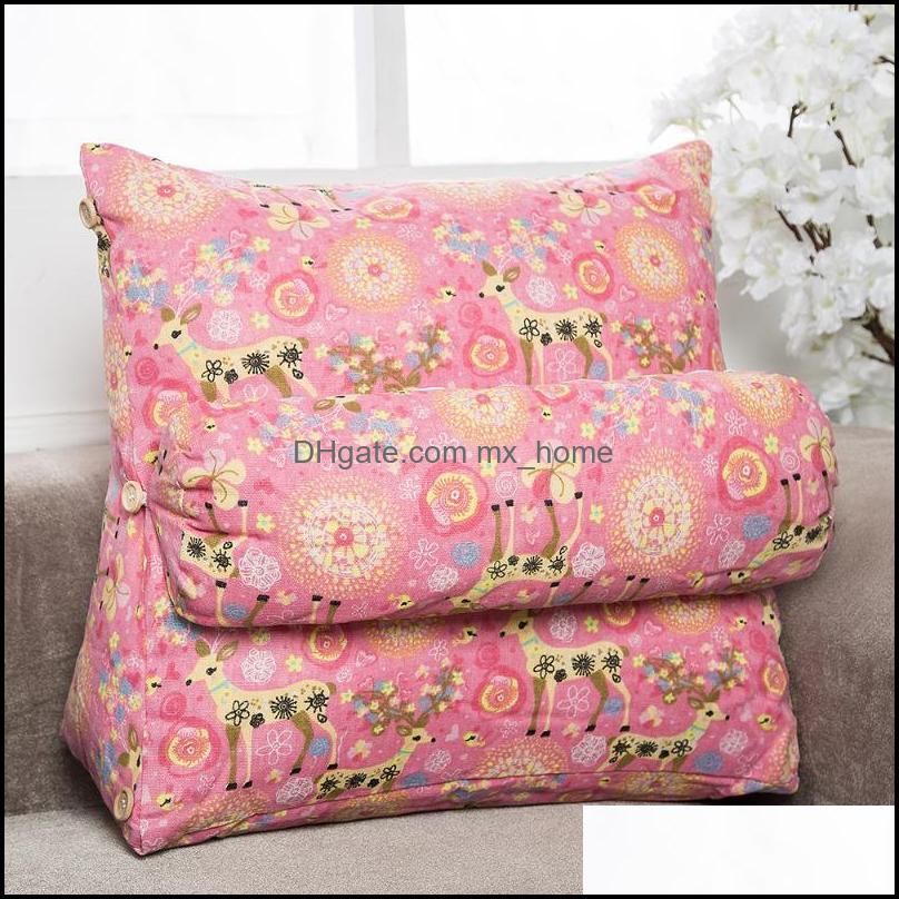 Homme d'appui de coussin rose rose