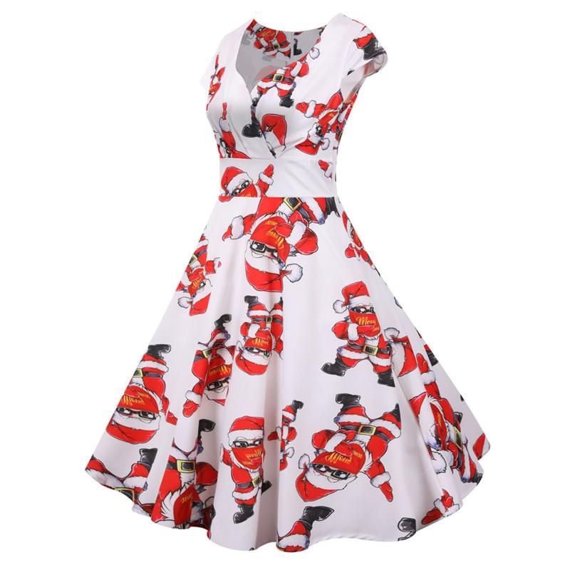 Casual Dresses Summer Womens 2021 Floral Retro Vintage 80s 90s Robe  Rockabilly Swing Pinup Vestidos Valentines
