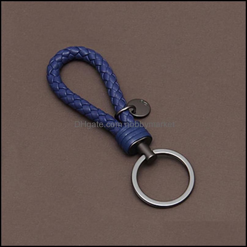 Kunglig blå-silver nyckelring